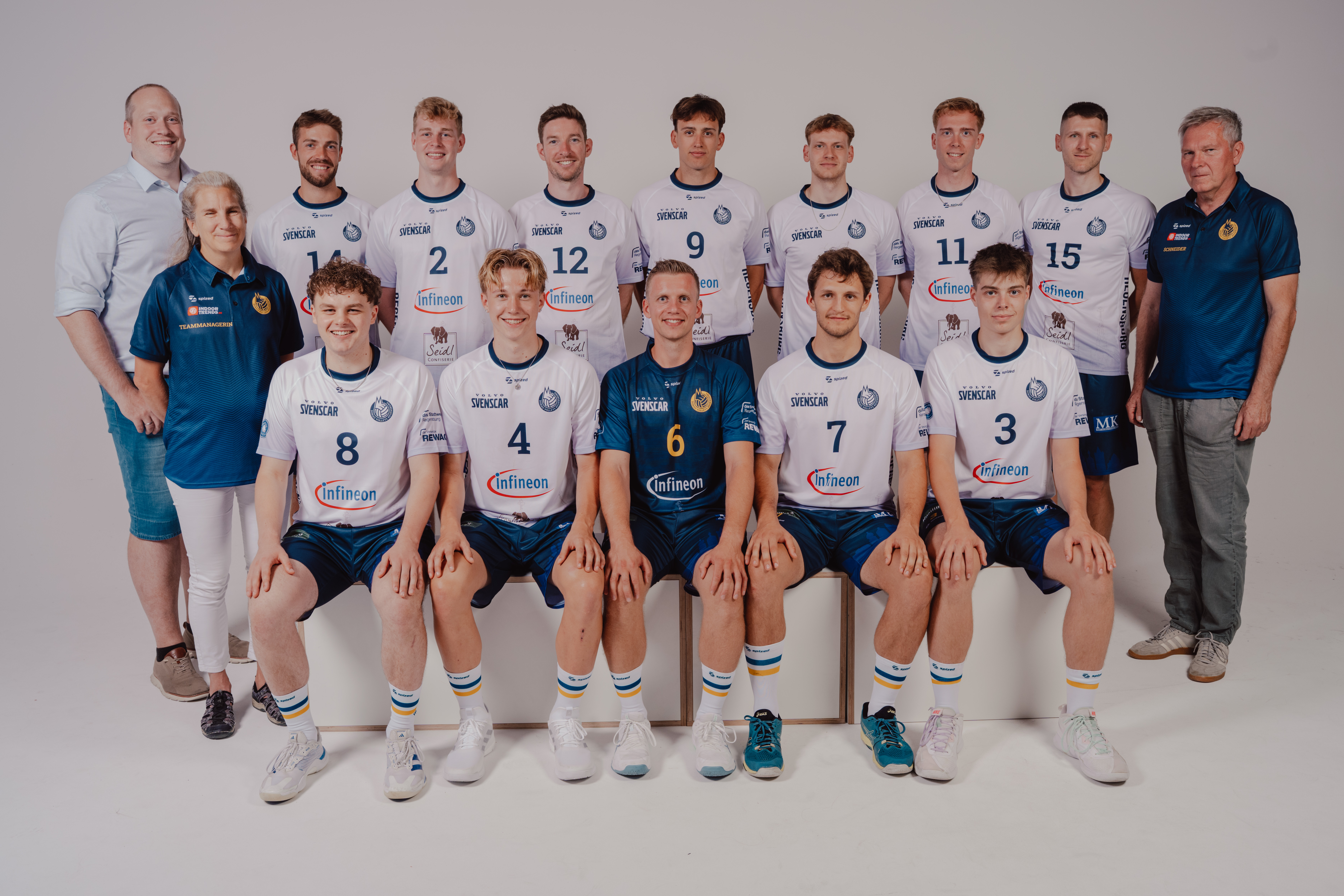 2. Bundesliga Süd Donau Volleys Regensburg Mannschaft