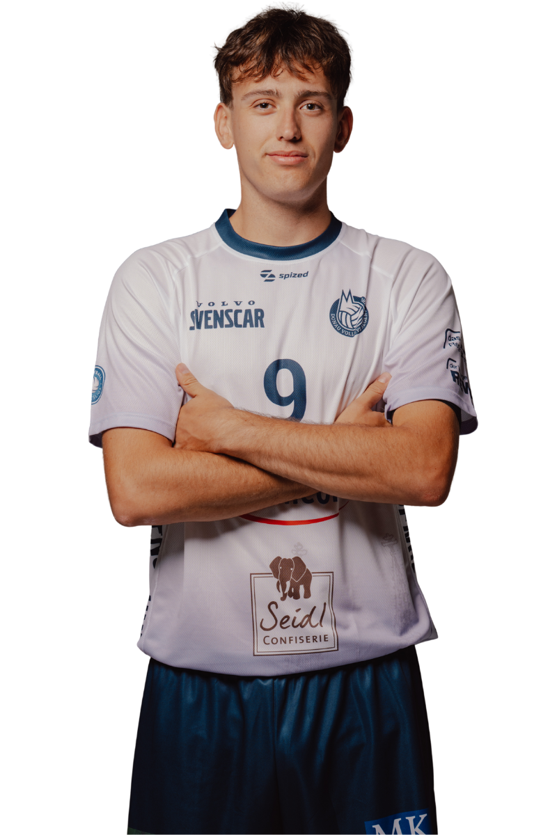 Leonhard Hecht Diagonalangriff Donau Volleys Regensburg