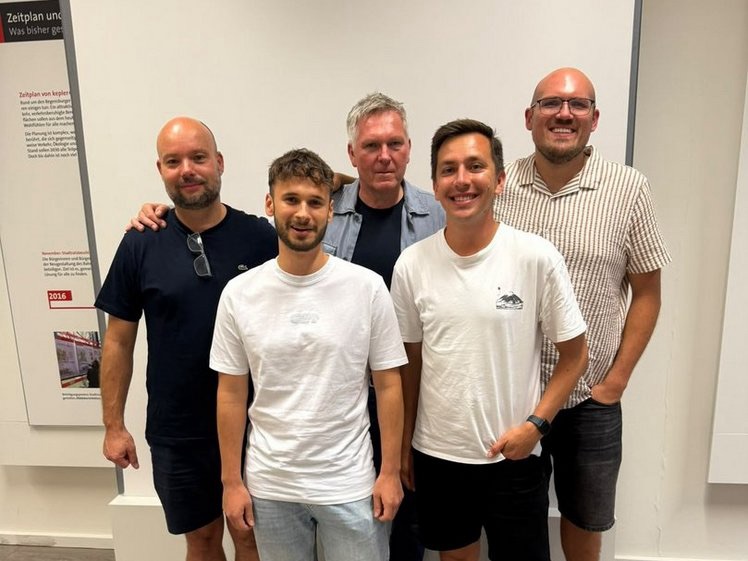 Der neue Vorstand der Donau Volleys Regensburg