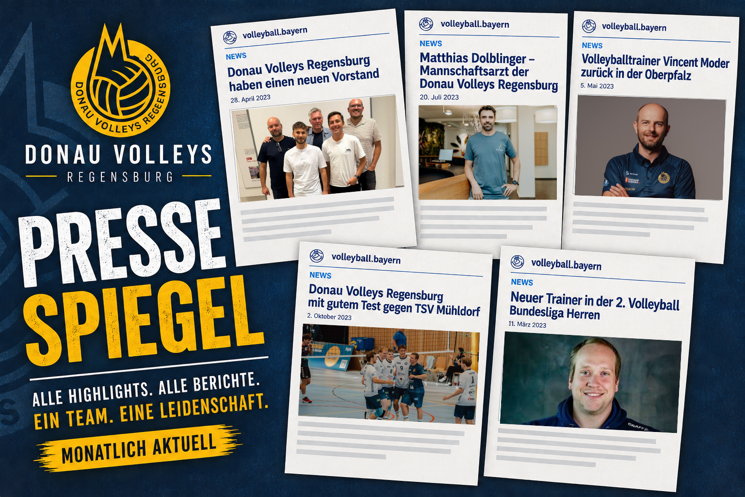 Pressespiegel der Donau Volleys